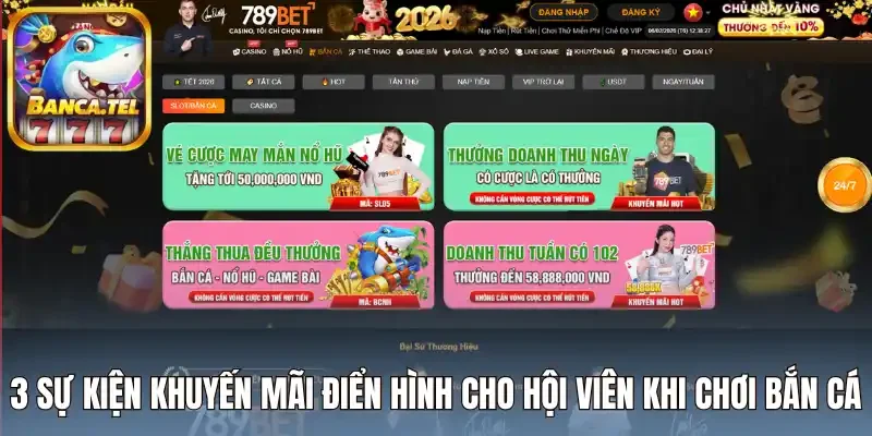 3 Sự kiện khuyến mãi điển hình cho cược thủ khi chơi bắn cá 