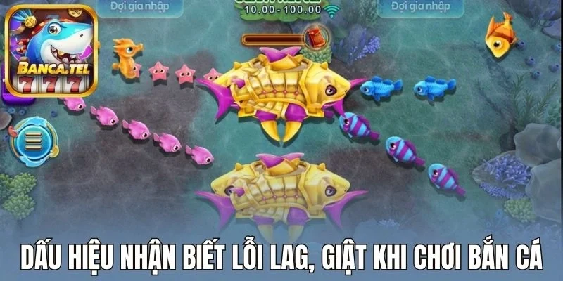 Dấu hiệu nhận biết lỗi lag, giật khi chơi bắn cá