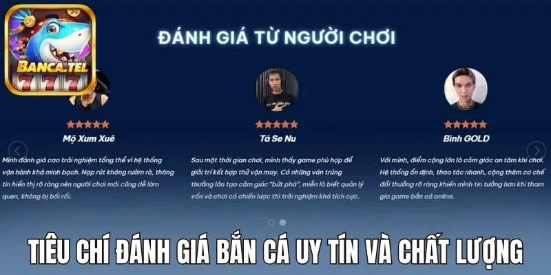 Tiêu chí đánh giá cổng game bắn cá uy tín và chất lượng
